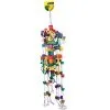 Avi One Parrot Toy With Coloured Wood, Rope, Solid Block, Beads & Bell - 108cm - Large/Jumbo 2 Avi One Parrot Toy With Coloured Wood, Rope, Solid Block, Beads & Bell - 108cm - Large/Jumbo -Outlet Bird Food Store 9325136107227A