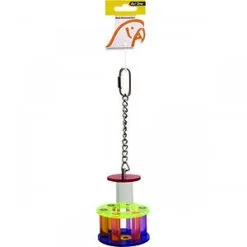 Avi One Parrot Toy Acrylic Hollow Pipe With Round Wheel 7 Avi One Parrot Toy Acrylic Hollow Pipe With Round Wheel -Outlet Bird Food Store 9325136130447A 2
