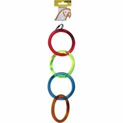 Avi One Parrot Toy Acrylic 4 Rings 6 Avi One Parrot Toy Acrylic 4 Rings -Outlet Bird Food Store 9325136130515A 2