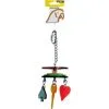 Avi One Parrot Toy Acrylic Double Disc With Keys 2 Avi One Parrot Toy Acrylic Double Disc With Keys -Outlet Bird Food Store 9325136130577A
