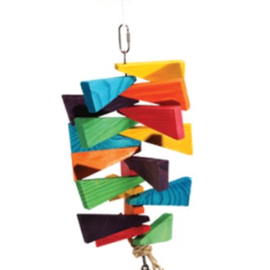 Avi One Parrot Toy Wooden Steps With Bell - 16x38cm 7 Avi One Parrot Toy Wooden Steps With Bell - 16x38cm -Outlet Bird Food Store 9325136149166A 2