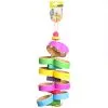 Avi One Bird Toy Paper Rings With Wooden Beads - 43cm 2 Avi One Bird Toy Paper Rings With Wooden Beads - 43cm -Outlet Bird Food Store 9325136161854A