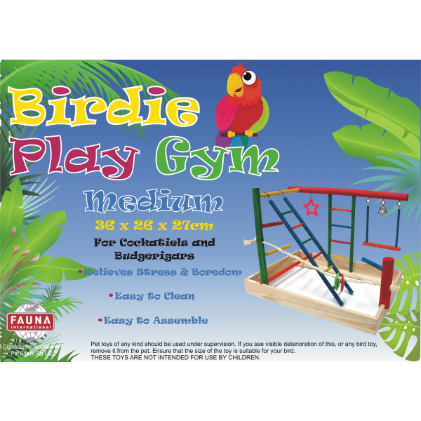 Birdie Play Gym For Budgies - Small (28x23x28cm) 4 Birdie Play Gym For Budgies - Small (28x23x28cm) - Image 2