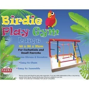 Birdie Play Gym For Cockatiels & Small Parrots - Large (48x38x31cm) 5 Birdie Play Gym For Cockatiels & Small Parrots - Large (48x38x31cm) - Image 3