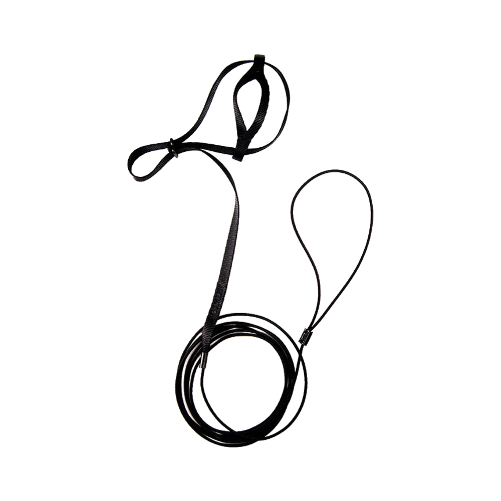 The Aviator Adjustable Safety Harness & Leash For Birds Black Mini 5 The Aviator Adjustable Safety Harness & Leash For Birds Black Mini - Image 3