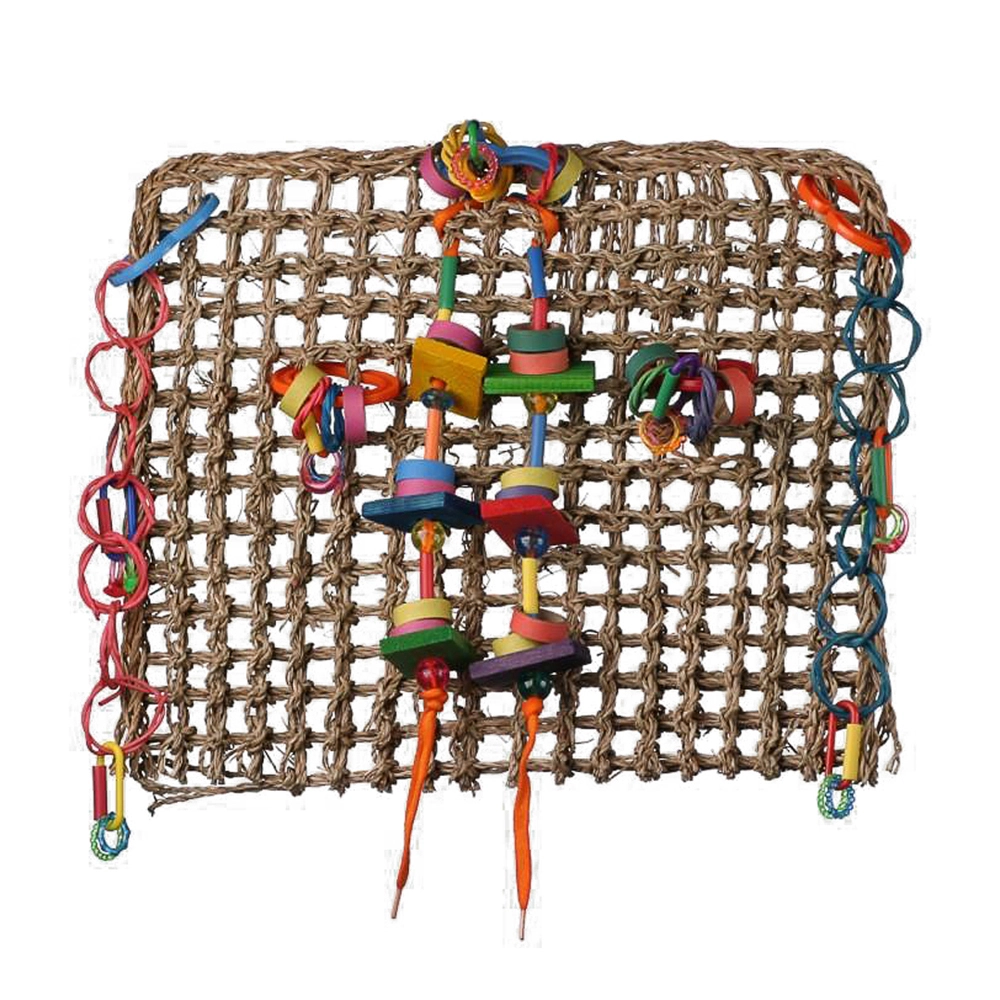 SuperBird Creations SuperBird Activity Wall Sea Grass Mat Bird Toy Assorted 30 X 35cm 3 SuperBird Creations SuperBird Activity Wall Sea Grass Mat Bird Toy Assorted 30 X 35cm