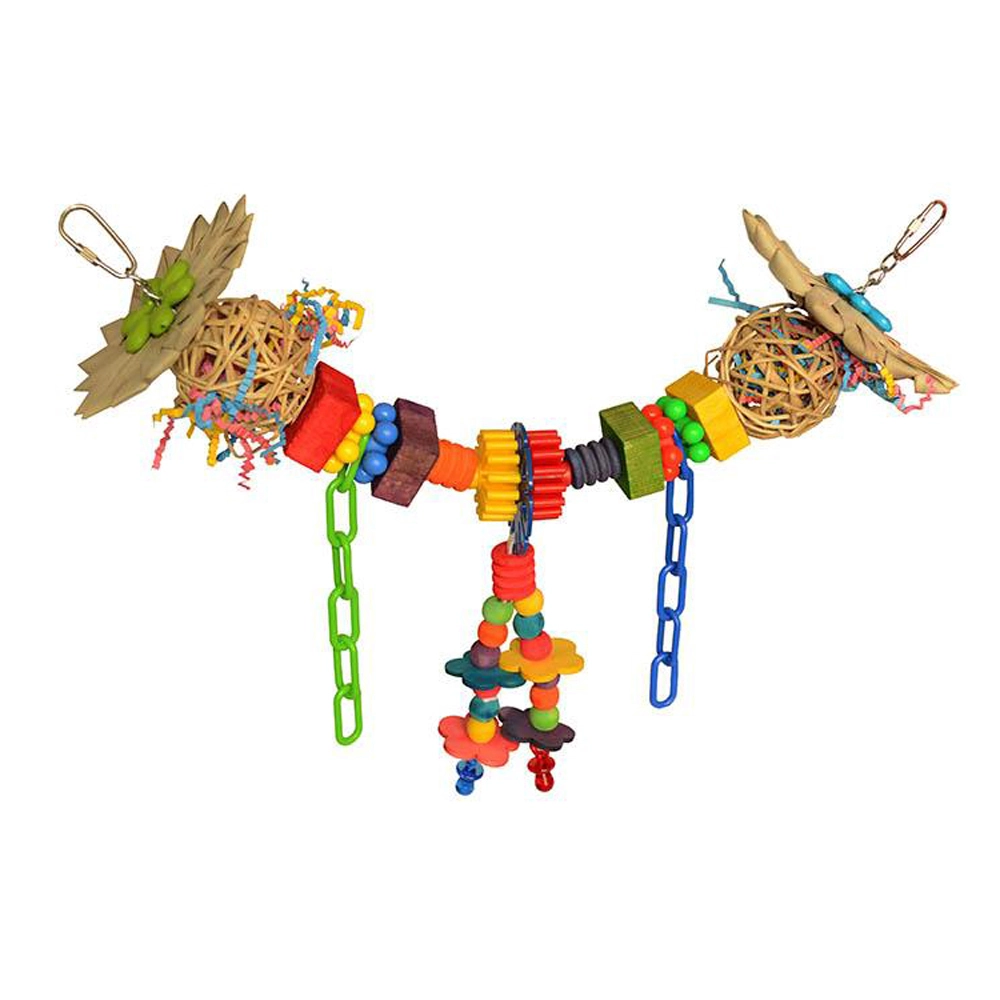 SuperBird Creations SuperBird Jungle Bridge Hanging Bird Toy For Medium Birds 45.5 X 20cm 4 SuperBird Creations SuperBird Jungle Bridge Hanging Bird Toy For Medium Birds 45.5 X 20cm - Image 2