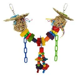 SuperBird Creations SuperBird Jungle Bridge Hanging Bird Toy For Medium Birds 45.5 X 20cm