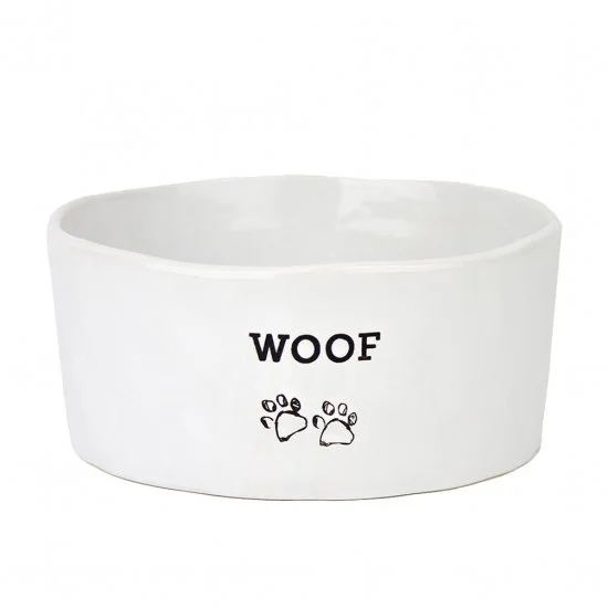 Barkley+Bella Bowl Ceramic Woof Large 800ml 3 Barkley+Bella Bowl Ceramic Woof Large 800ml
