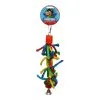 Cheeky Bird Cylinder & Rope Wooden Bird Toy W/ Bell Medium 1 Cheeky Bird Cylinder & Rope Wooden Bird Toy W/ Bell Medium -Outlet Bird Food Store ACBCRBM