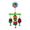 Cheeky Bird Hanging Tri-Bell Wooden Bird Toy Medium