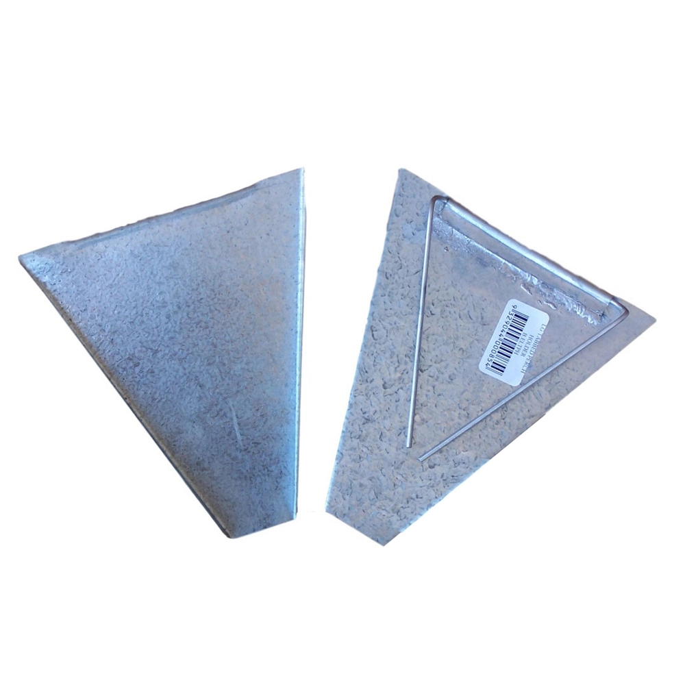 IPetz Galvanised Pair Tabbed Perch Holders W/ Tabs XL 3 IPetz Galvanised Pair Tabbed Perch Holders W/ Tabs XL