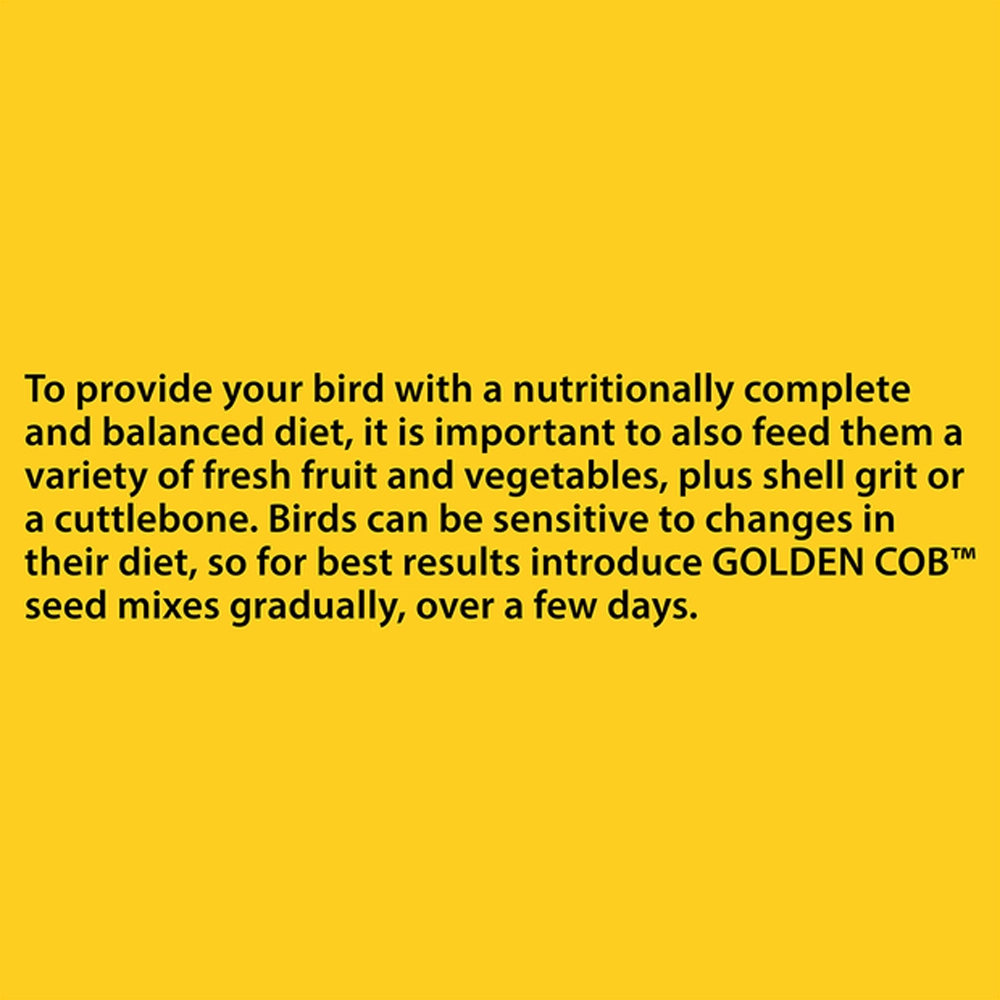 Golden Cob Finch Mix Nutritious Feed Supplement For Birds 10kg 8 Golden Cob Finch Mix Nutritious Feed Supplement For Birds 10kg - Image 6