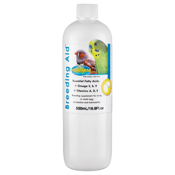 Vetafarm Pet Bird Breeding Aid Liquid Vitamin Supplement - 500ml 3 Vetafarm Pet Bird Breeding Aid Liquid Vitamin Supplement - 500ml