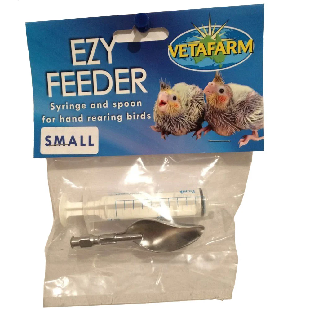 Vetafarm Stainless Ezy Measured Feeder With Syringe & Spoon For Birds Small 3 Vetafarm Stainless Ezy Measured Feeder With Syringe & Spoon For Birds Small