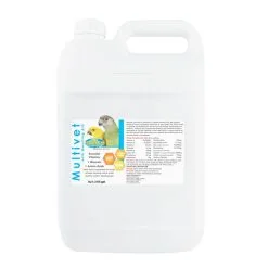 Vetafarm Multivet Liquid With Moulting Aid Daily Supplement For Birds 5L