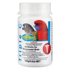 Vetafarm Triple C Broad Spectrum Antibiotic For Ornamental Birds 100g