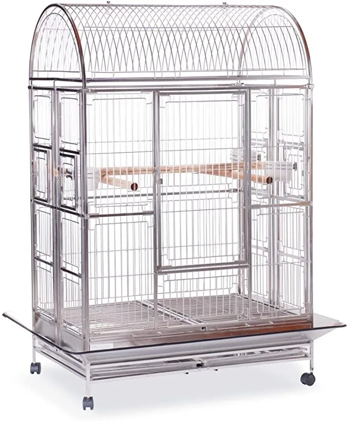 Featherland Paradise Stainless Steel Folding Bird Cage 18 X 27 X 56 Inch 4 Featherland Paradise Stainless Steel Folding Bird Cage 18 X 27 X 56 Inch - Image 2