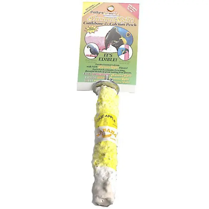 Pollys Pet Cuttlebone/Calcium Bird Perch Medium 2.5 X 18cm 4 Pollys Pet Cuttlebone/Calcium Bird Perch Medium 2.5 X 18cm - Image 2