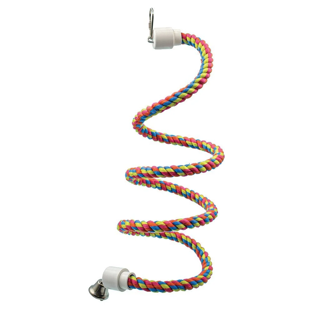 Scream Bird Bungee Rope Sturdy Cotton Bird Toy Multicolour Small 12 Scream Bird Bungee Rope Sturdy Cotton Bird Toy Multicolour Small - Image 10