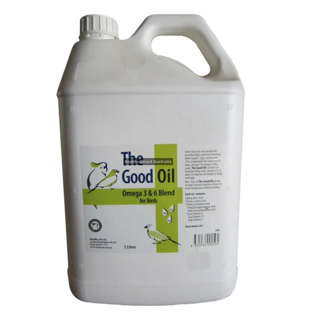 Passwell The Good Oil Omega 3 & 6 Blend Supplement For Birds 250ml 5 Passwell The Good Oil Omega 3 & 6 Blend Supplement For Birds 250ml - Image 3
