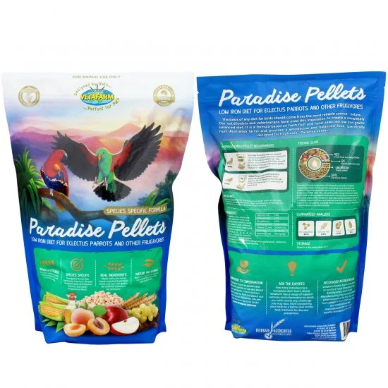 Vetafarm Paradise Pellets 10kg 3 Vetafarm Paradise Pellets 10kg