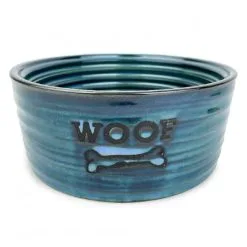 Barkley+Bella Bowl Ceramic Woof Blue Large 800ml